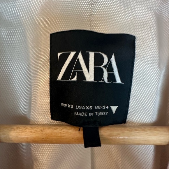 ZARA 2PIECES CROPPED BLAZER AND SPLIT SKIRT in Bone XS - Picture 7 of 16